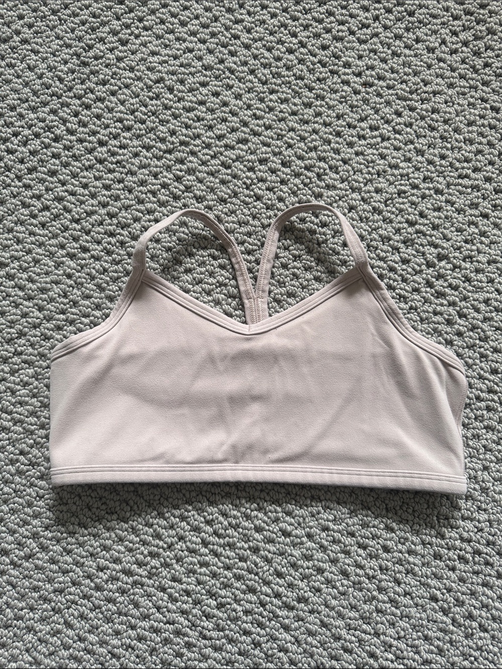 Athleta Girl Light Taupe Strappy Sports Bra- 14